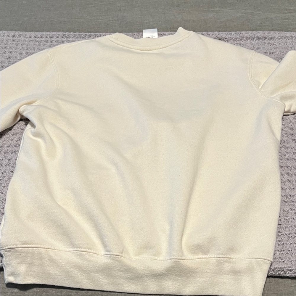 Disney Cream Mickey Mouse Sweatshirt - Picture 4 of 5